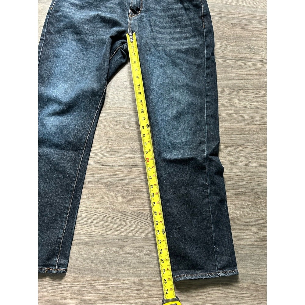 MBX Jeans Men's 36 x 29 Measured Dark Blue Slim-Fit Stretch Denim Pants - Picture 4 of 10